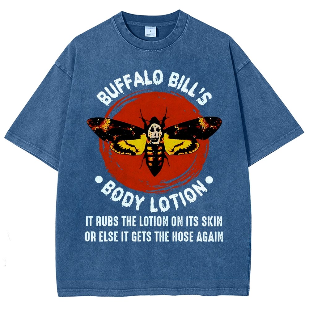buffalo bills body lotion Vintage Distressed T-shirt