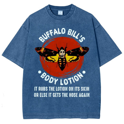 buffalo bills body lotion Vintage Distressed T-shirt
