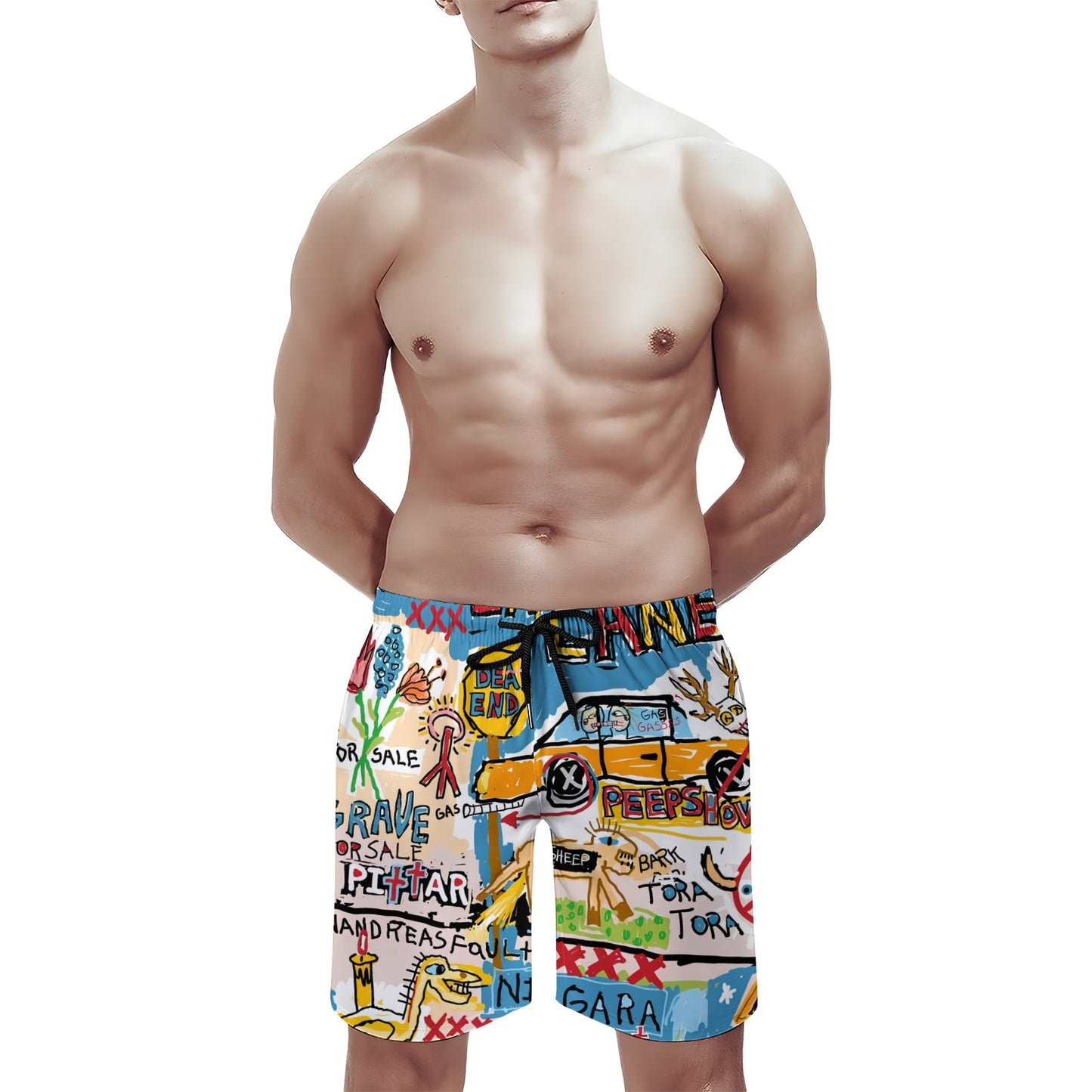 Vintage Graffiti Geek Shorts