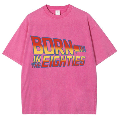 Born In The Eighties Vintage Distressed T-shirt