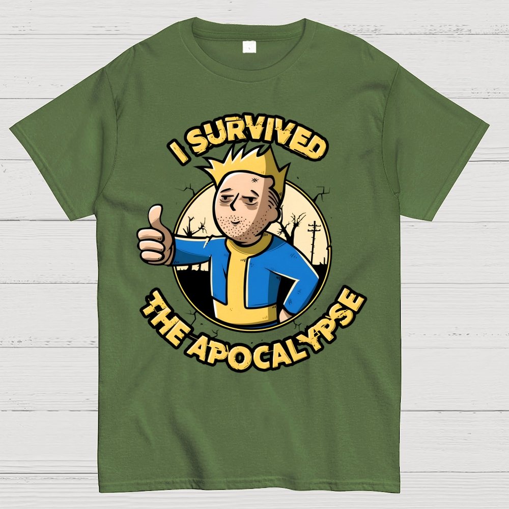 I Survived Sarcasm Funny Geek T-Shirt