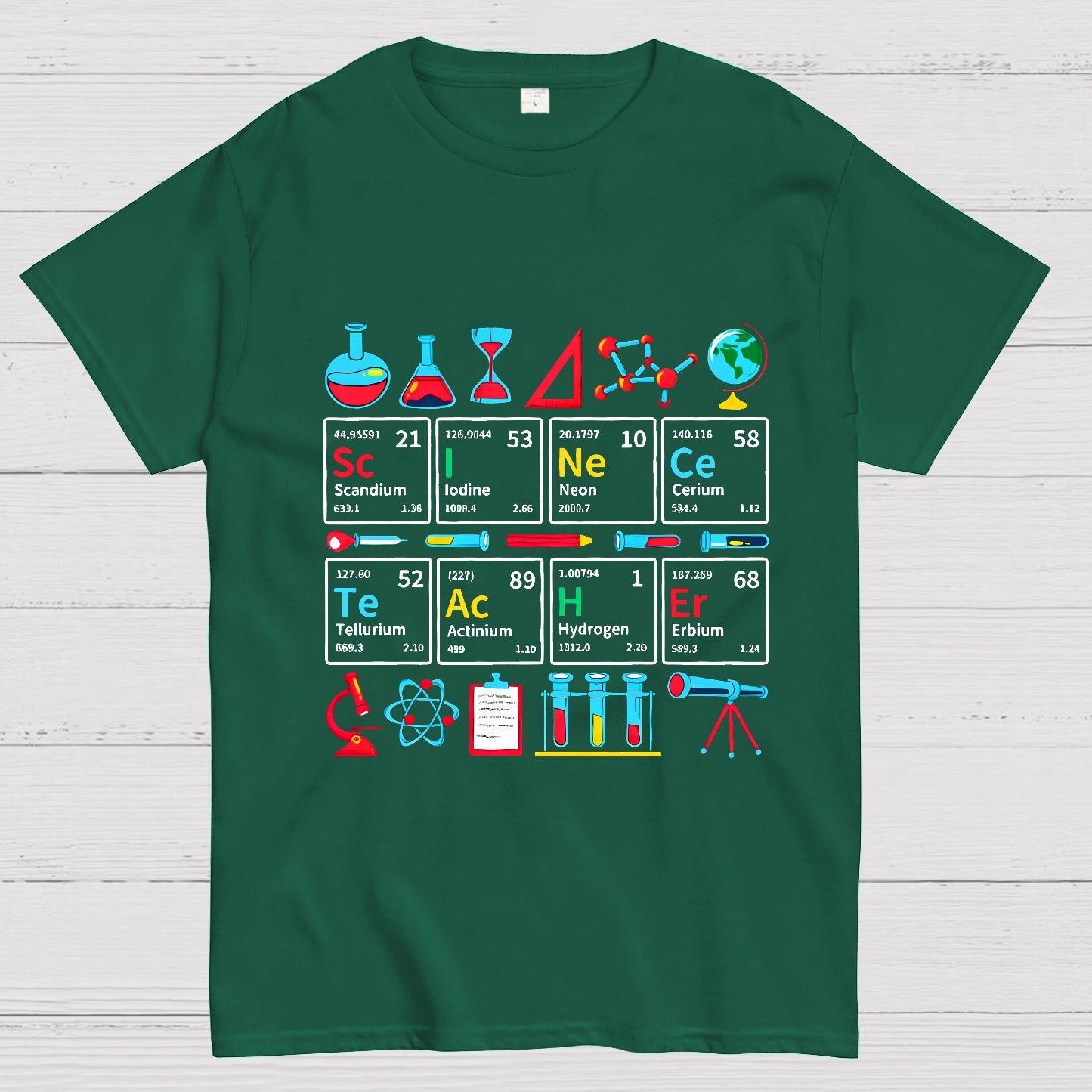 Science Teacher Vintage Geeky T-Shirt