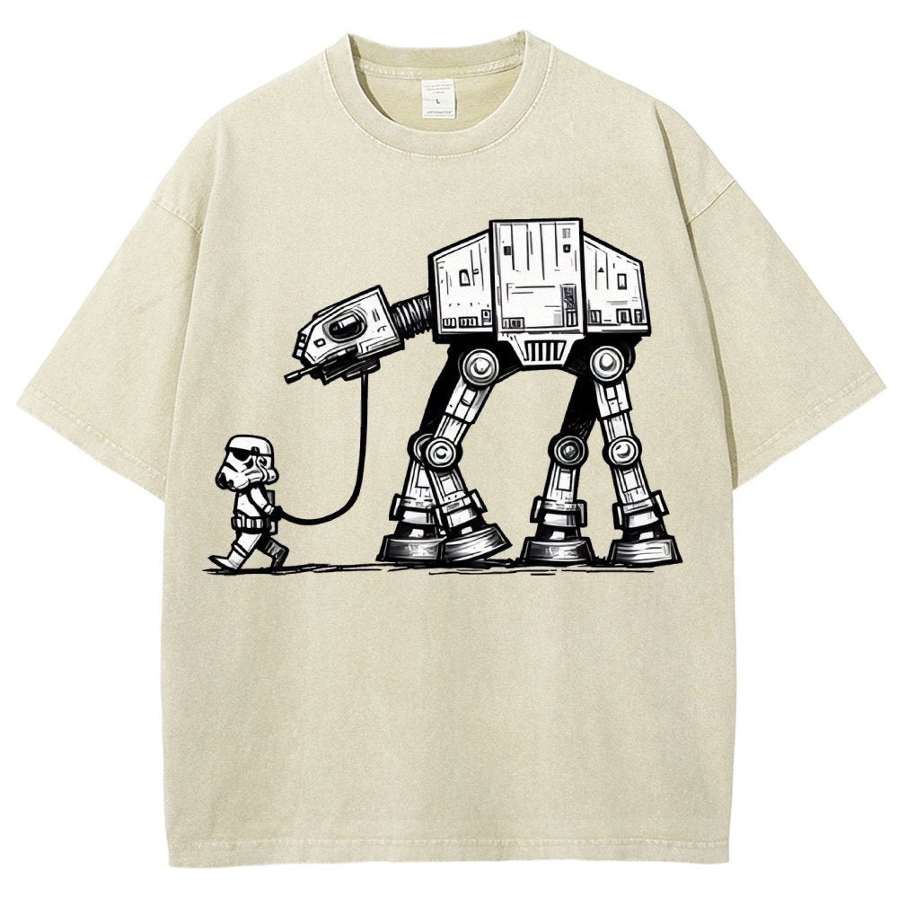 Empire Robot Dog - Galactic Skirmishes Vintage Distressed T-shirt