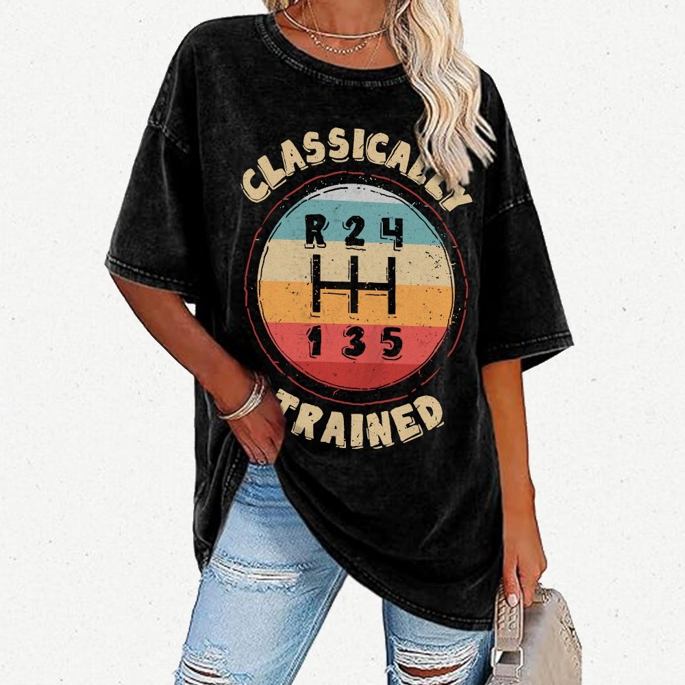 Classically Trained  Vintage Distressed T-shirt