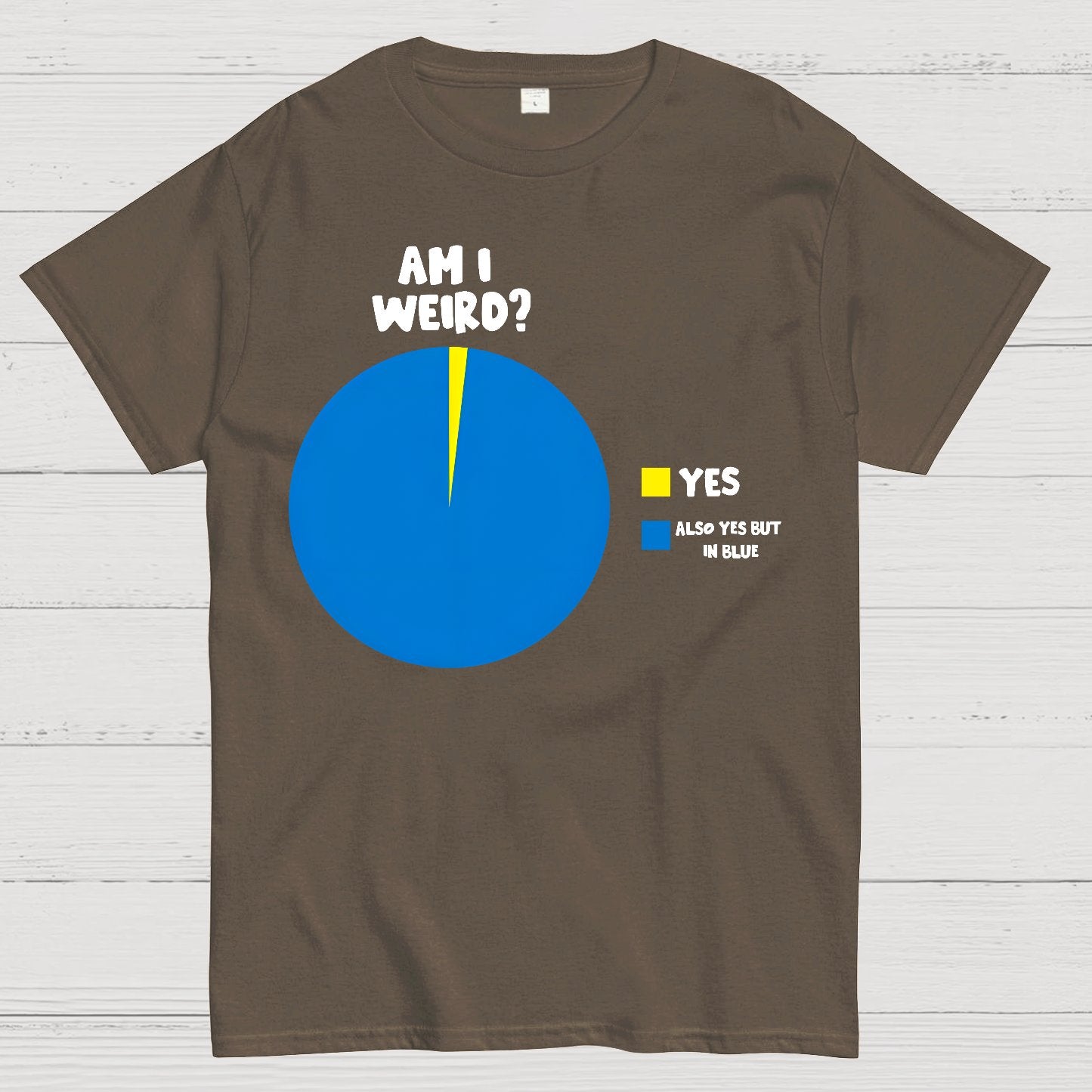 Yes But In Blue Geek T-Shirt
