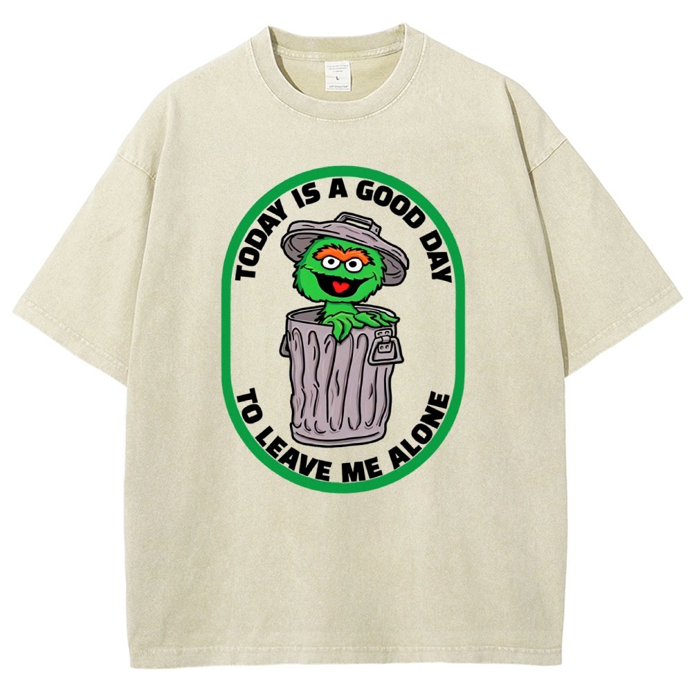 A good day to leave me alone Vintage Distressed T-shirt