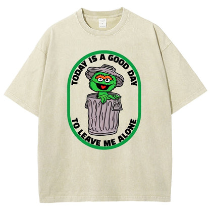A good day to leave me alone Vintage Distressed T-shirt
