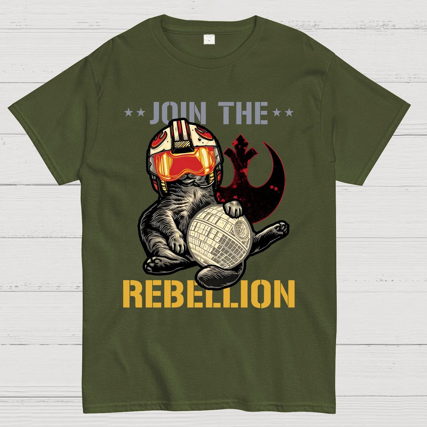 Join the Cat Rebellion Geek T-Shirt