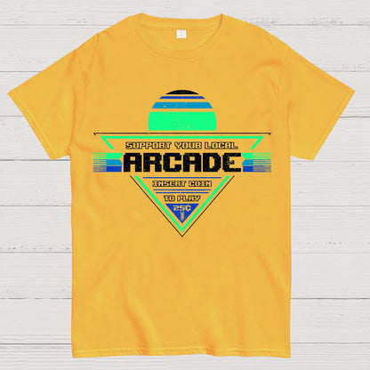 Support Your Local Arcade Geek T-Shirt