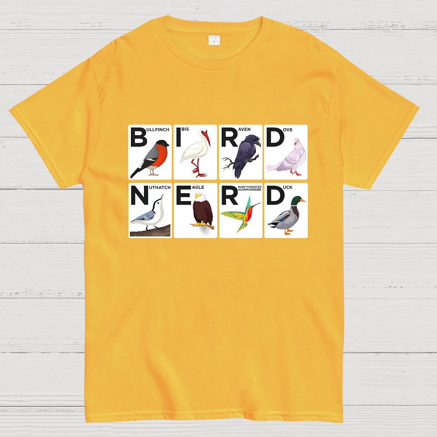 Bird Nerd Watching Vintage Retro Birdwatching Geek T-Shirt