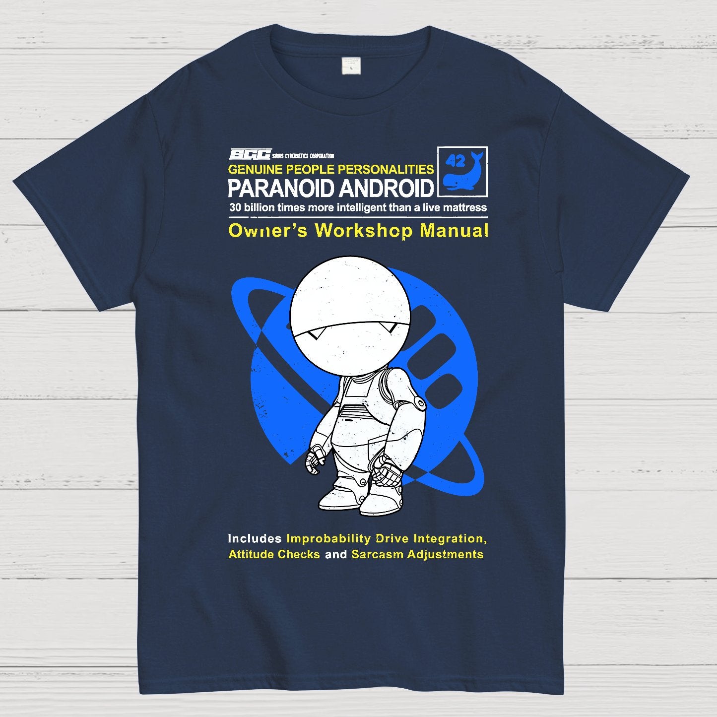 Paranoid Android Manual Geek T-Shirt