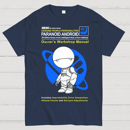 Paranoid Android Manual Geek T-Shirt