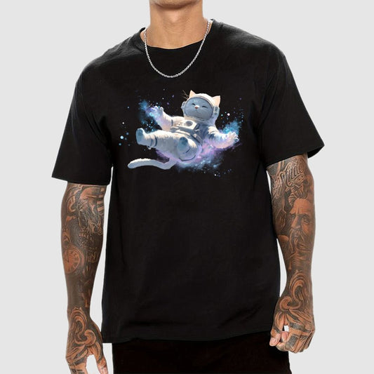 Astronaut Cat Geek T-Shirt