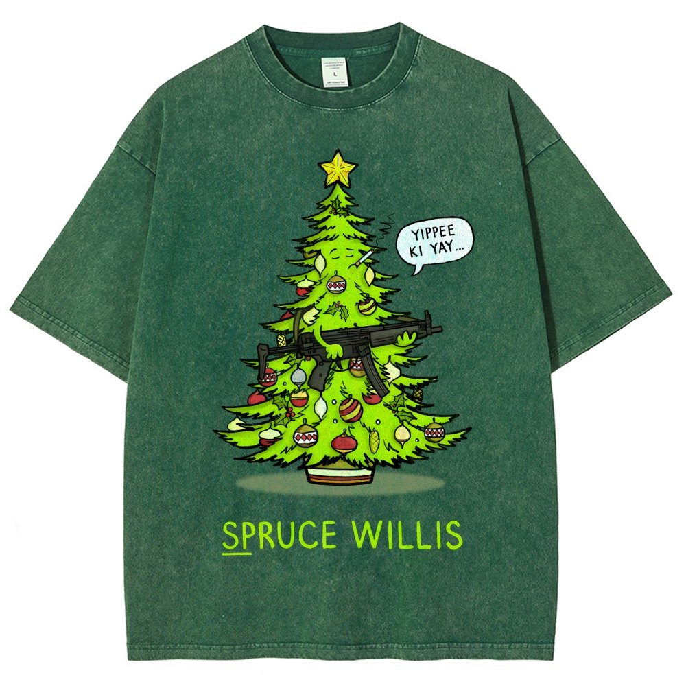 Yippee Ki Yay  Vintage Distressed T-shirt
