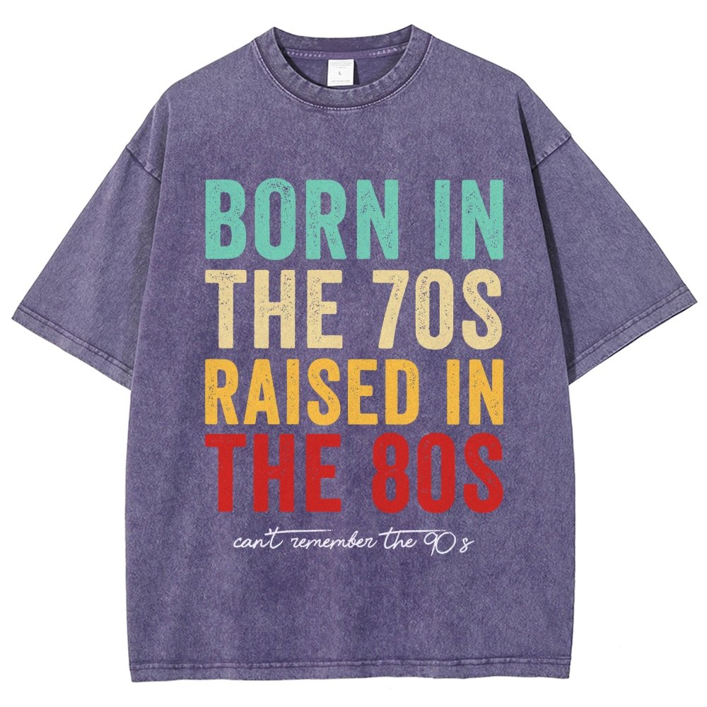 Raised In The 80s Vintage Distressed T-shirt