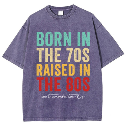 Raised In The 80s Vintage Distressed T-shirt