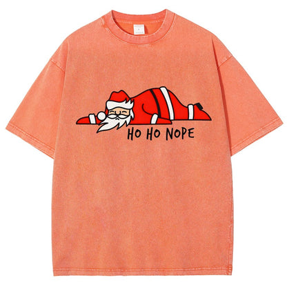 Ho Ho Nope Vintage Distressed T-shirt