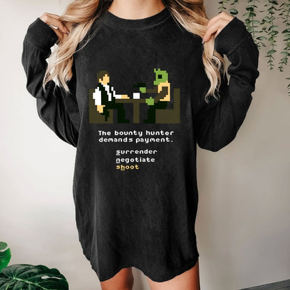 Shoot First Washed Long Sleeve Tee