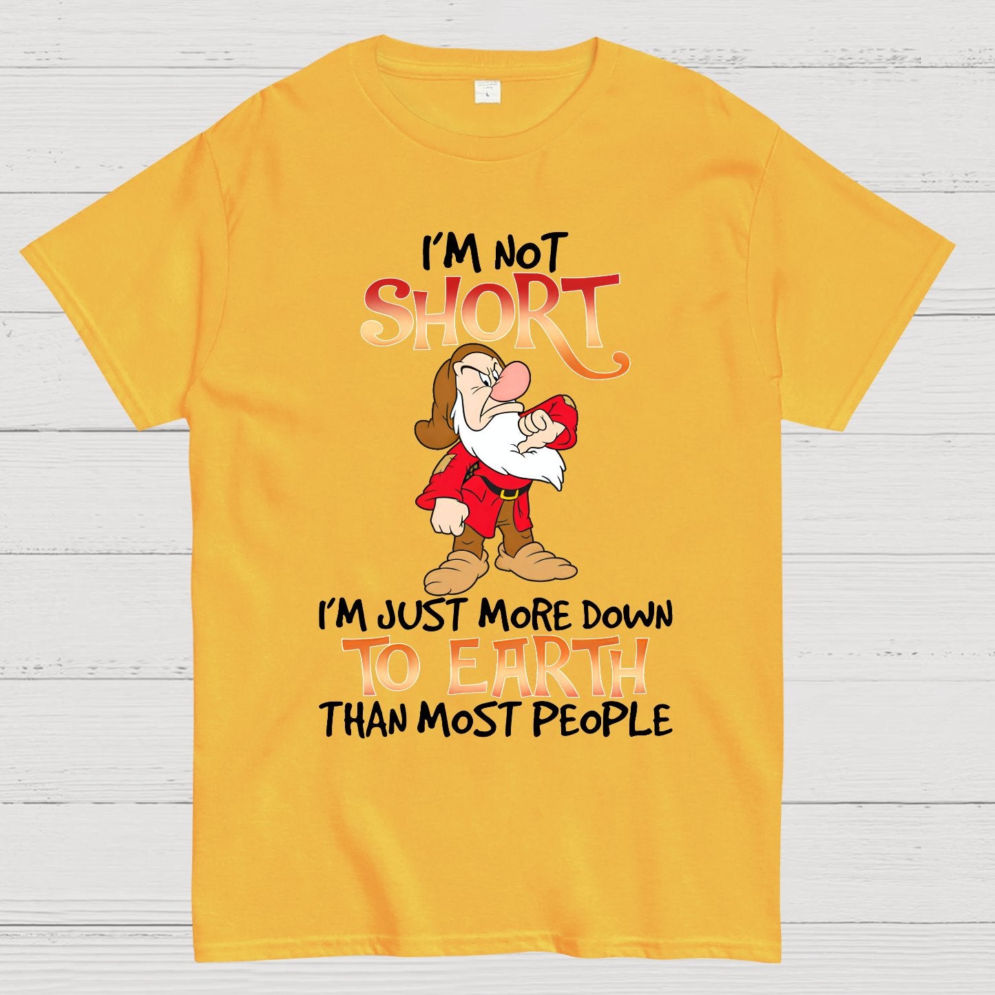 I'm Not Short I'm Just More Down To Earth Than Most People Geek T-Shirt