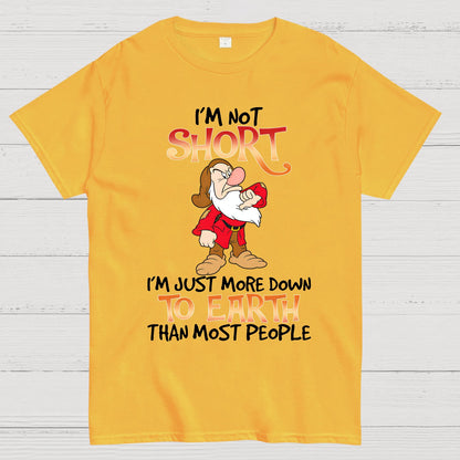 I'm Not Short I'm Just More Down To Earth Than Most People Geek T-Shirt