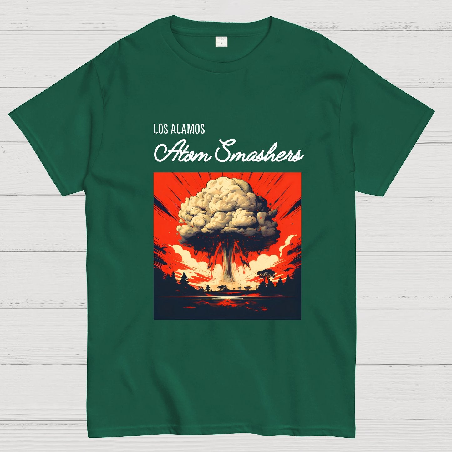 Los Alamos Atom Smashers Geeky T-Shirt