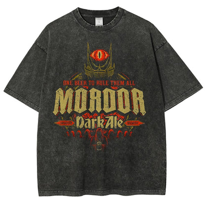 A Glass Of Beer Can Cure All Diseases Vintage Distressed T-shirt