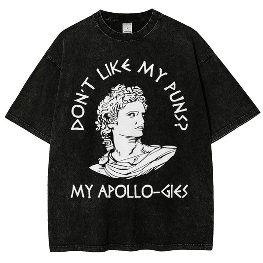 Don't Like My Puns? My Apollo-Gies Vintage Distressed T-shirt