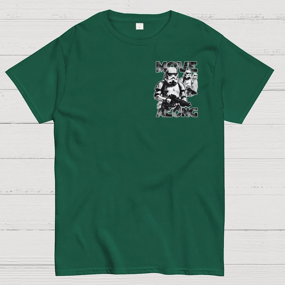 Move Along Front And Back Printing Geek T-Shirt