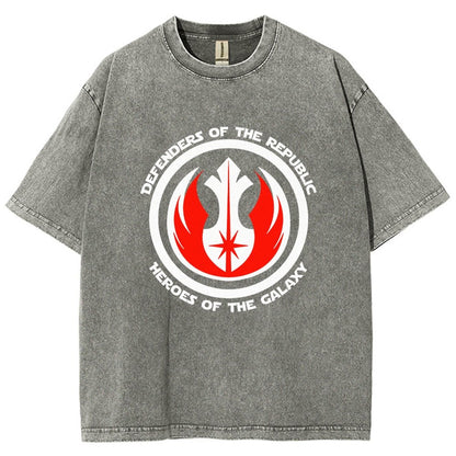 Protectors Of The Realm Heroes Of The Cosmos Vintage Distressed T-shirt