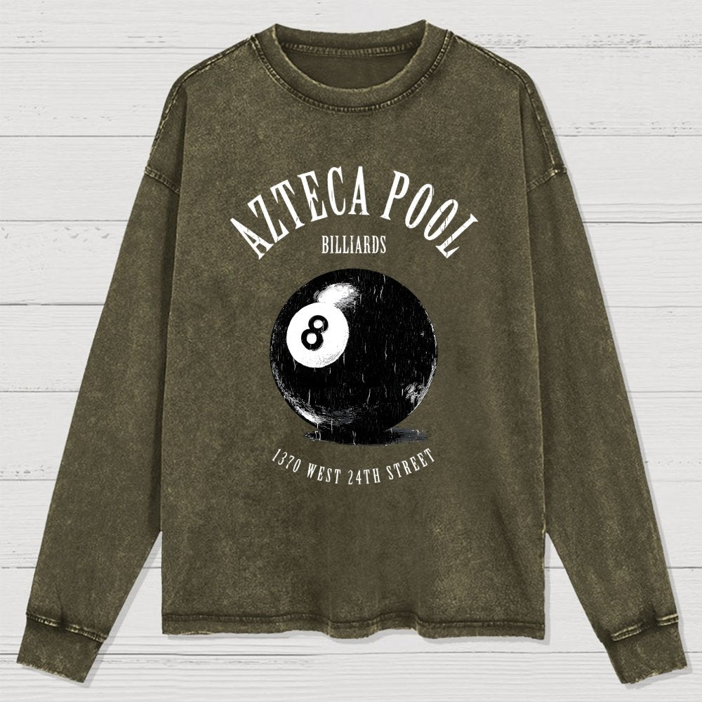 Azteca Pool Washed Long Sleeve Tee