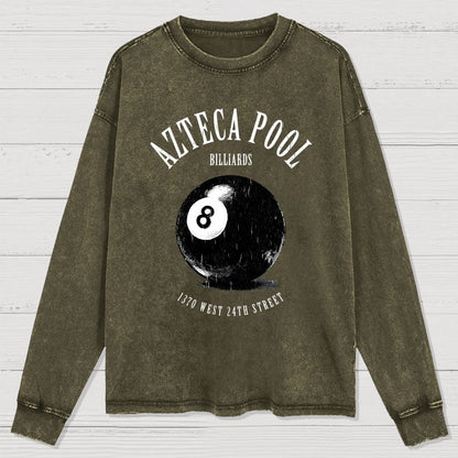 Azteca Pool Washed Long Sleeve Tee