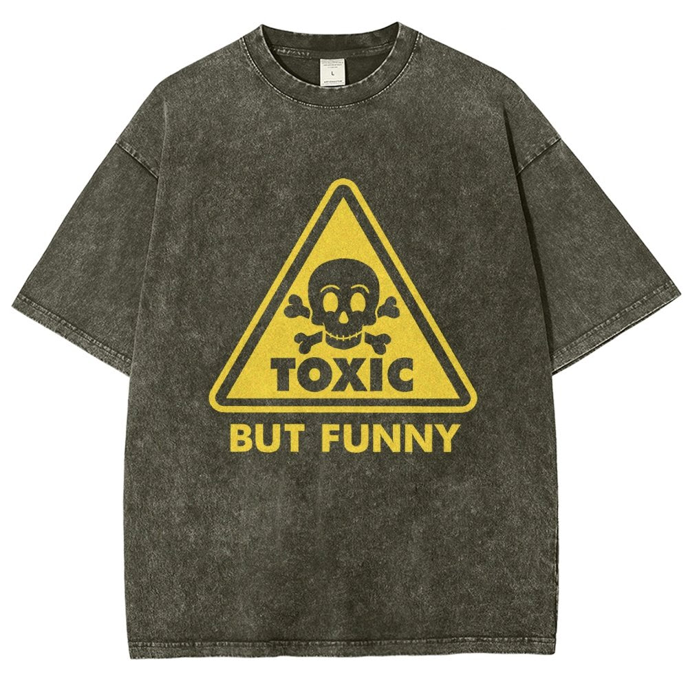 Toxic but Funny Vintage Distressed T-shirt