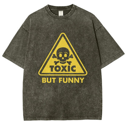 Toxic but Funny Vintage Distressed T-shirt