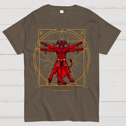Vitruvian Krampus Geek T-Shirt