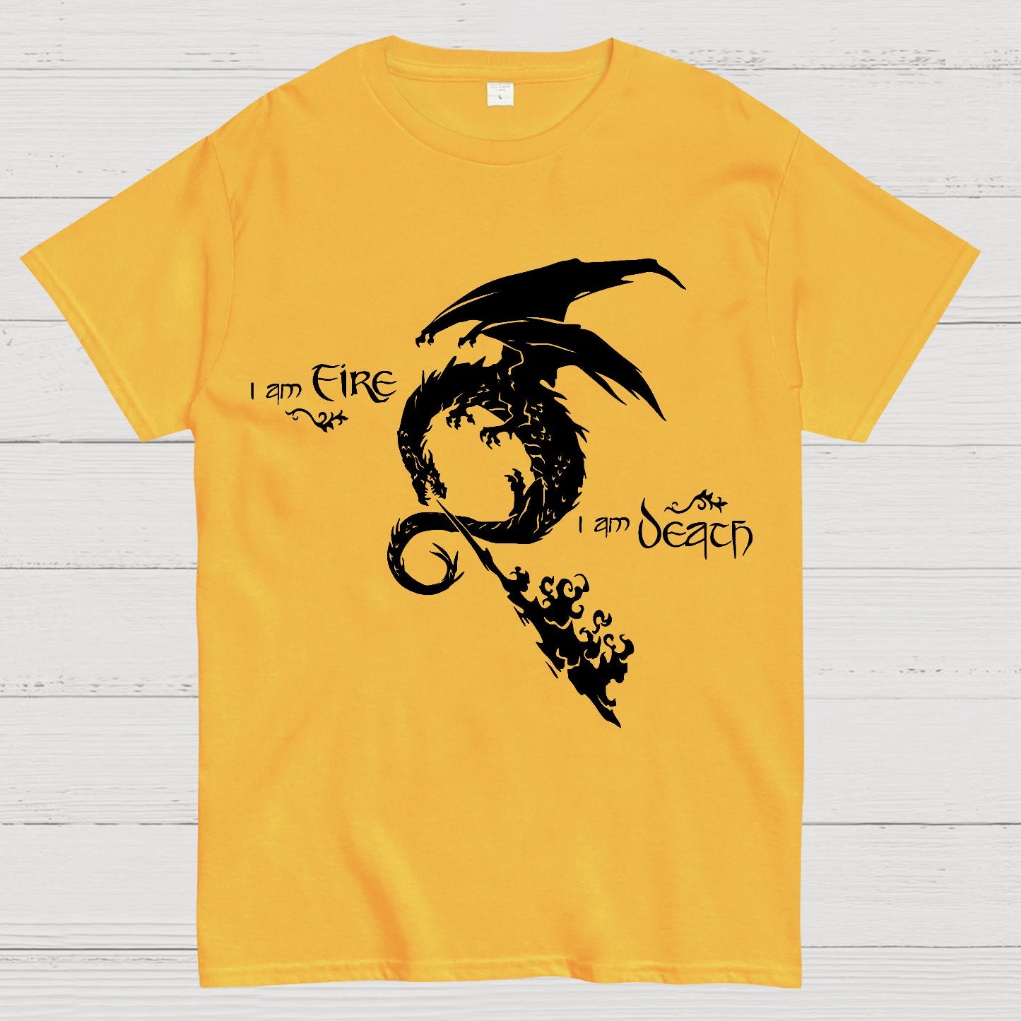 I am Fire，I am Death Geek T-Shirt