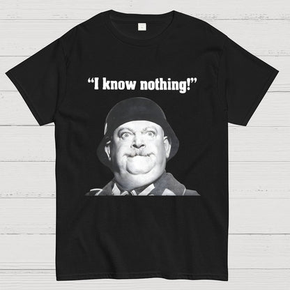 I Know Nothing Art Print Geek T-Shirt