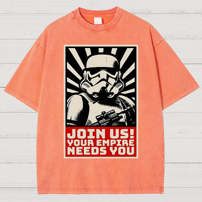 Join Us Your Realm Needs You Vintage Distressed T-shirt