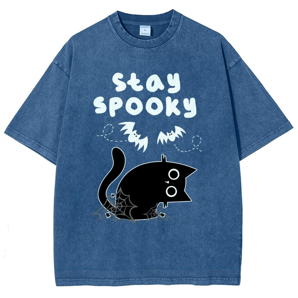 Stay Spooky Vintage Distressed T-shirt