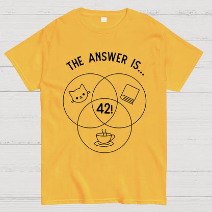 42 Cats Geek T-Shirt