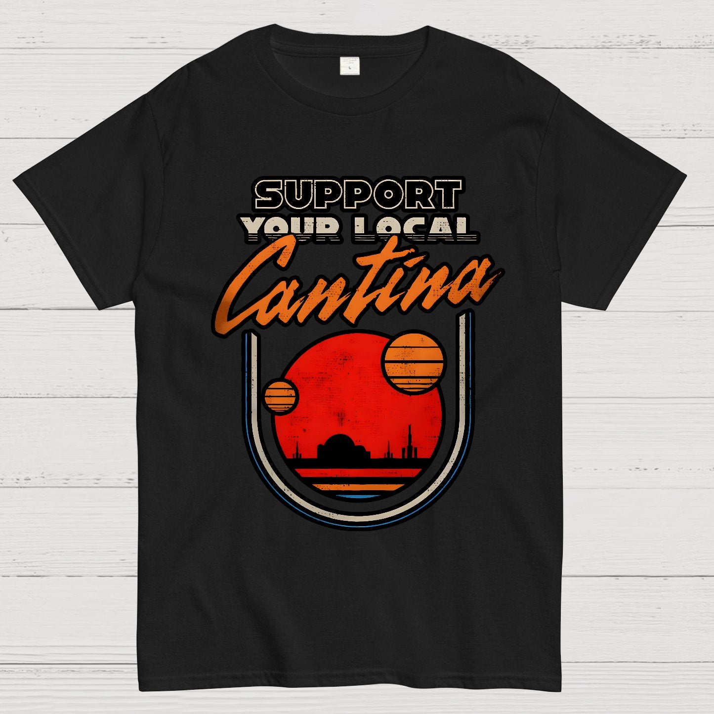 Support Your Local Hangout Geek T-Shirt