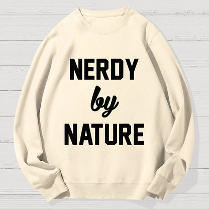 Nerdy by Nature Geek Cotton Sweatshirt