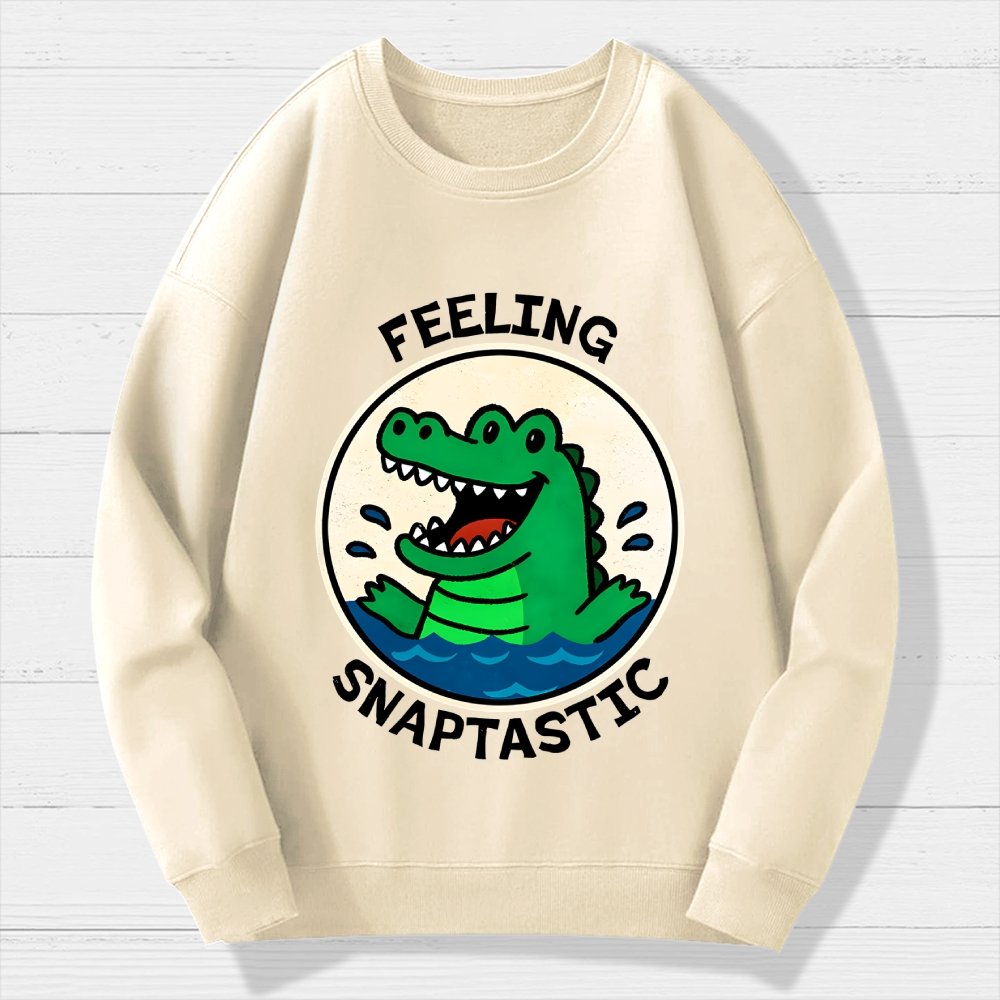 Feeling Snaptastic Geek Cotton Sweatshirt