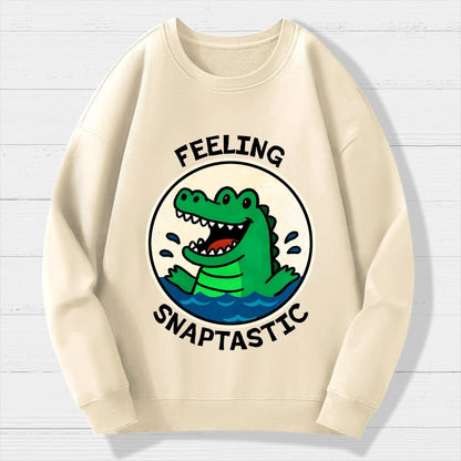 Feeling Snaptastic Geek Cotton Sweatshirt