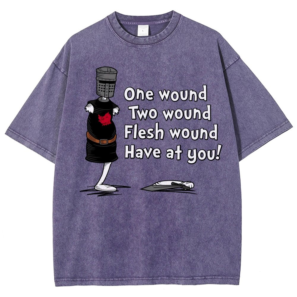 One Wound, Two Wound Essential Vintage Distressed T-shirt