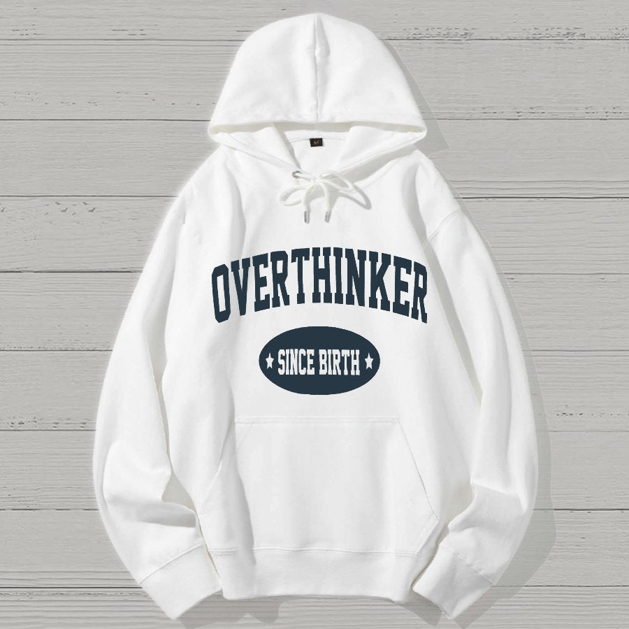 Overthinking Geek Cotton Hoodie
