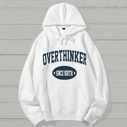 Overthinking Geek Cotton Hoodie
