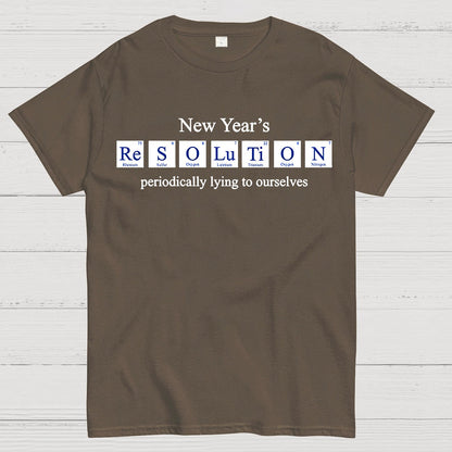 New Year's Periodic Lies Geek T-Shirt
