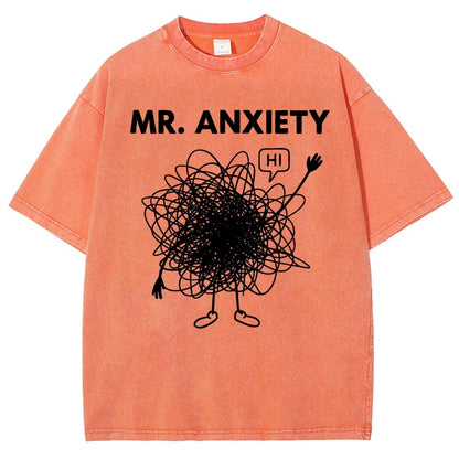 Mr. Anxiety! Vintage Distressed T-shirt