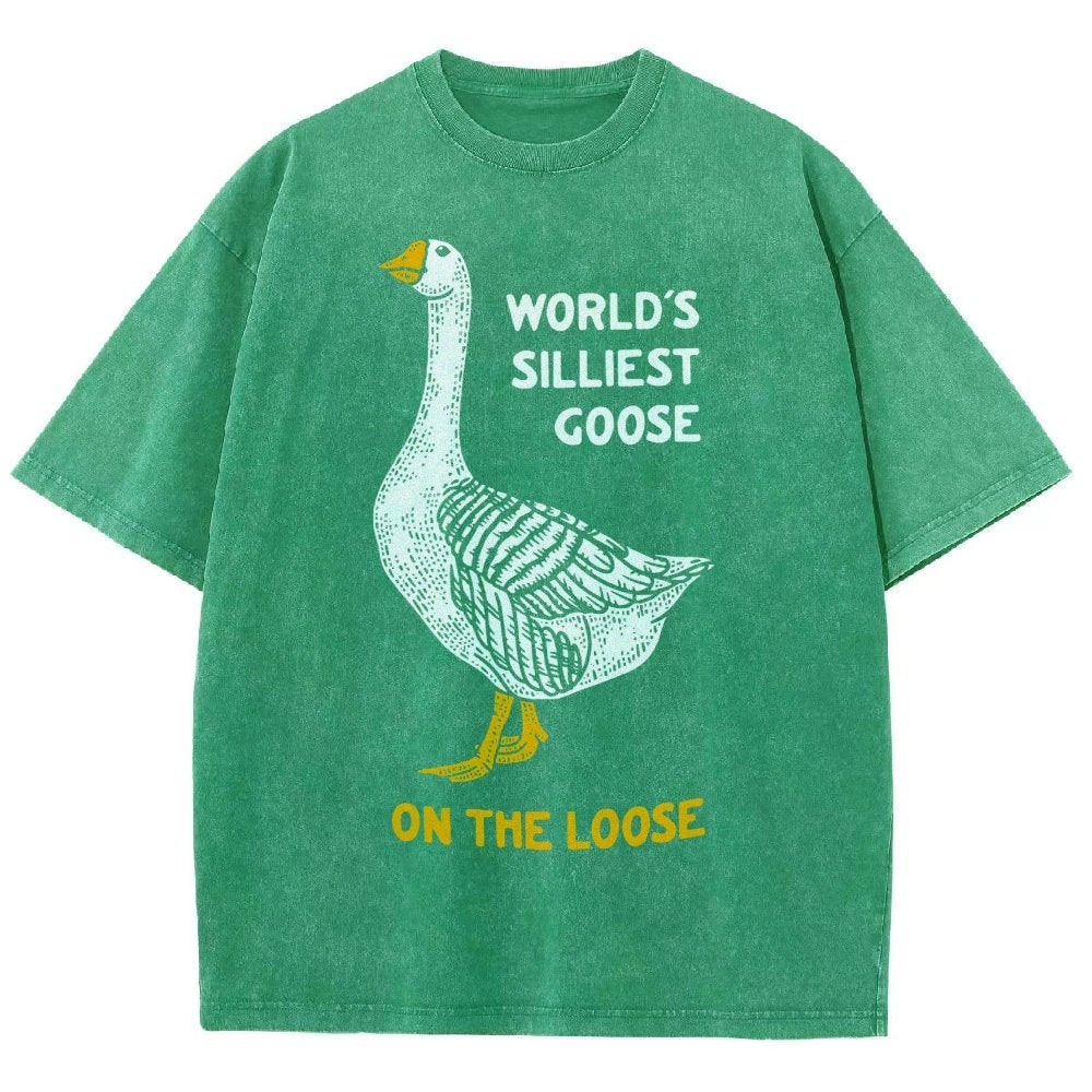 World's Silliest Goose Vintage Distressed T-shirt