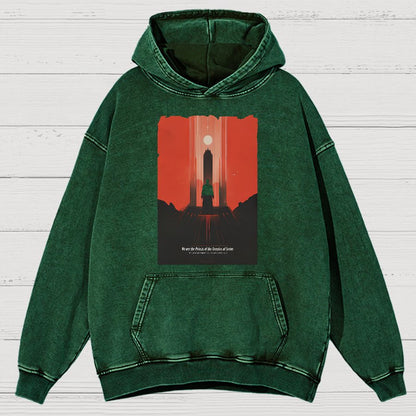 Syrinx Temple Priest Vintage Distressed Hoodie
